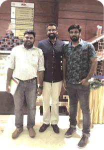 Barsleeby Alex Daniel with his Cognitive Behavioral Therapy supervisor, Joseph Mathew, Australia